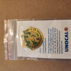 Dodgers World Champions Pin